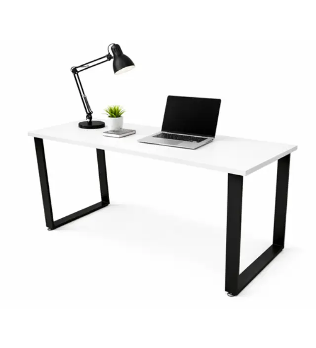 ΕΠΙΠΛΟ ΓΡΑΦΕΙΟΥ SQUARE FRAME ΜΕ ΞΥΛΙΝΗ ΕΠΙΦΑΝΕΙΑ & ΜΑΥΡΑ ΜΕΤΑΛΛΙΚΑ ΠΟΔΙΑ ΒΑΘΟΣ 60CM KAI ΦΑΡΔΟΣ ΜΕΧΡΙ 210CM 0030