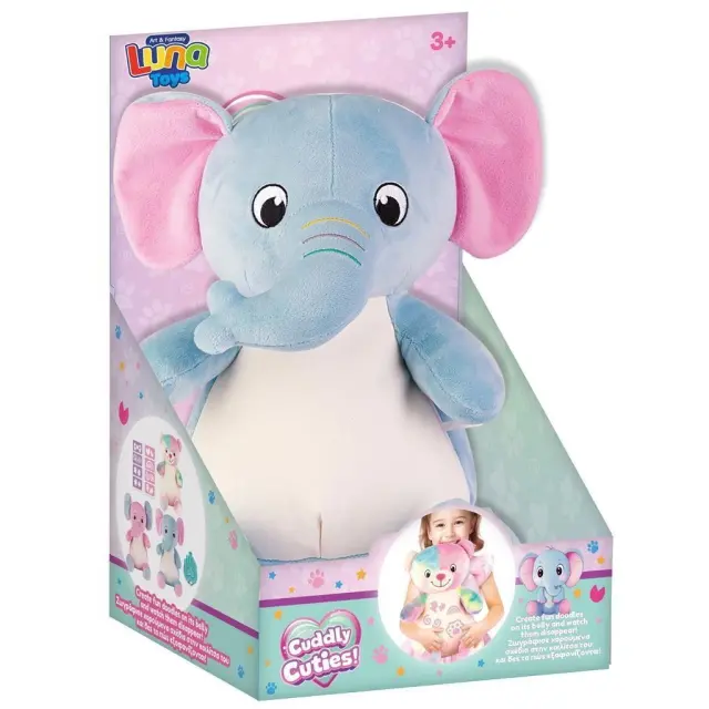 Λούτρινο Μαγικό Ελεφαντάκι Cuddly Cuties Luna Toys / 622949 (Luna)