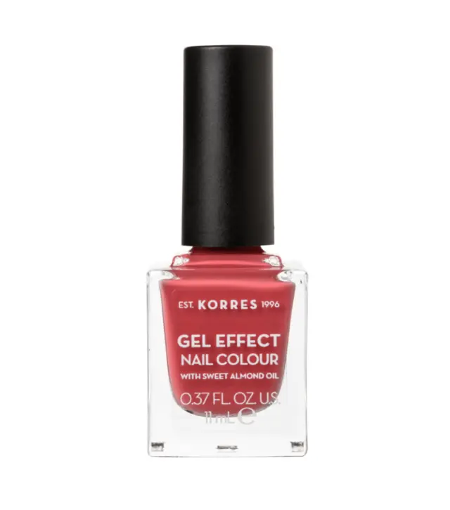 Korres Gel Effect Gloss Βερνίκι Νυχιών Μακράς Διαρκείας Moonstone Rose 11ml 2