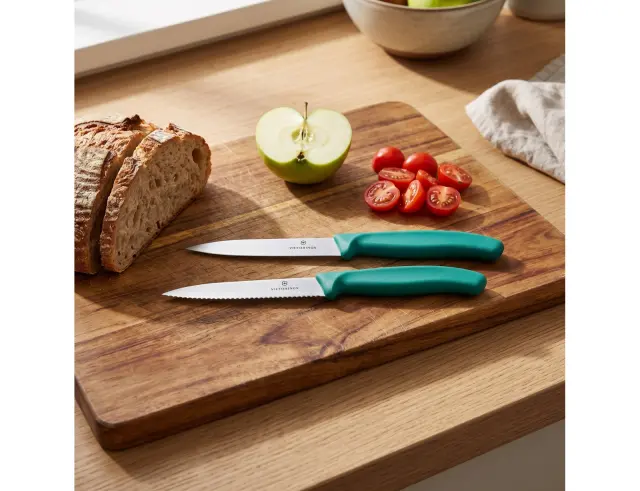 Σετ Μαχαίρια Γενικής Χρήσης Victorinox Swiss Classic με μήκος λεπίδας 10cm - Green - 2 τεμάχια6.7794.2C1
