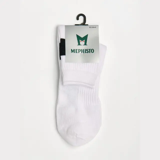 Mephisto Κάλτσες Unisex 80% Βαμβάκι 17% Πολυαμίδιο 3% Ελαστικό Άσπρο MEP/SOLE SPORT WHITE