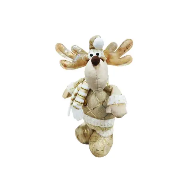 Διακοσμητικό Ταράνδος Χρυσός 36cm – Gold Decorative Reindeer 36cm 0281005 2
