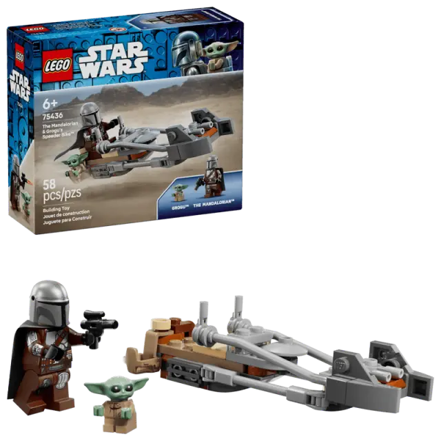 LEGO® Star Wars The Mandalorian & Grogu's Speeder Bike™ για 6+ Ετών 58τμχ - 75436 2
