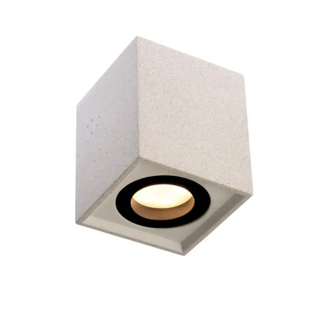 ΟΡΟΦΗΣ Φ/Σ 1ΧGU10 ΛΕΥΚΟ ΤΣΙΜΕΝΤΟ 8,5X8,5XH10CM MONTE / MK131S10W