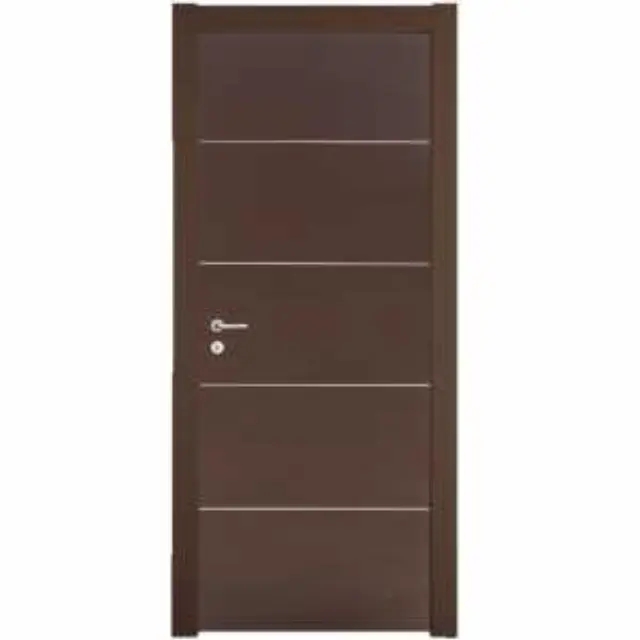 Εσωτερική Πόρτα Wenge με inox ΚΠ 107 2