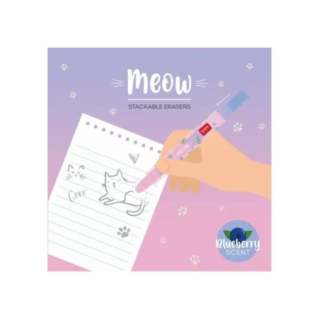 Legami Γόμες Μολύβι Stackable Kitty / STEP0001 (Legami) 2