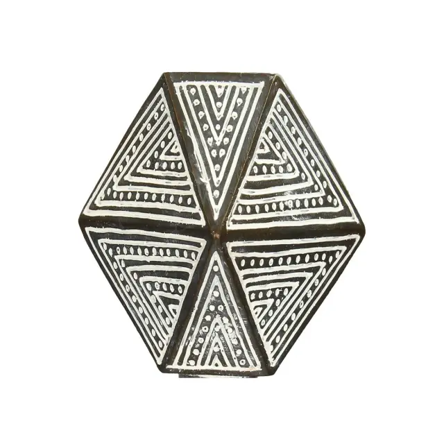 Διακοσμητικό Tribal Καφέ Polyresin 14x14x50cm 3