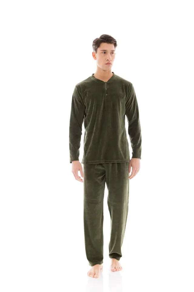 WN-M202 - Oil Green - PYJAMA VELVET PC