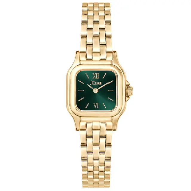 JCou Muse, Women's Watch, Gold Stainless Steel Bracelet JU19065-7