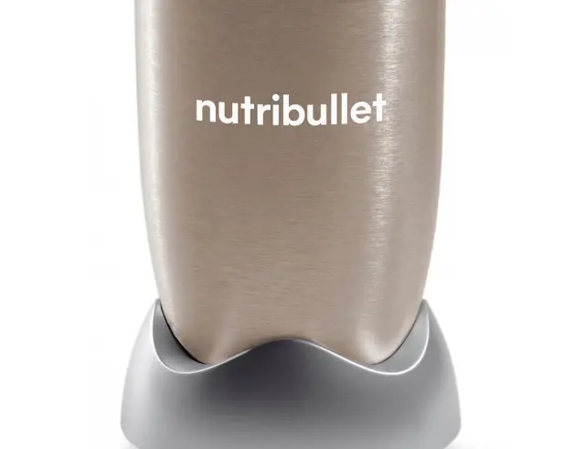 Μπλέντερ Nutribullet Pro 900 NB907CP με ισχύ 900W, χωρητικότητα 900ml και 1 ταχύτητα - ChampagneNB907.CP 2