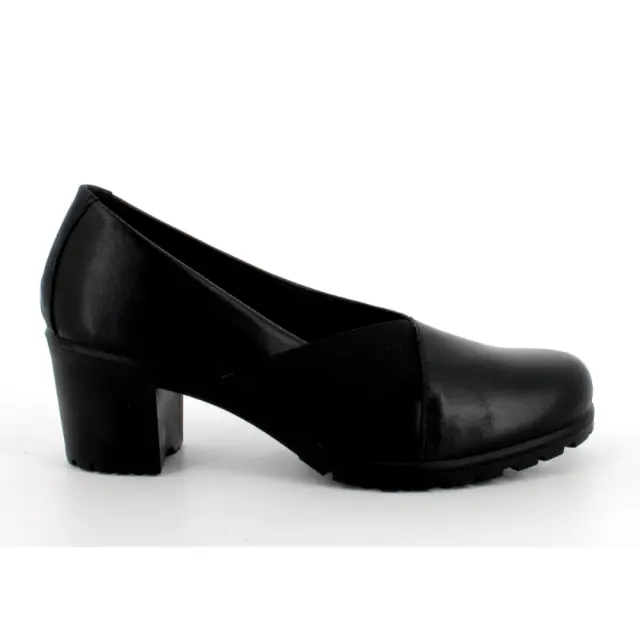 Imac Μοκασίνια-Loafers Γυναικείο δέρμα Μαύρο IMA/855120 NERO