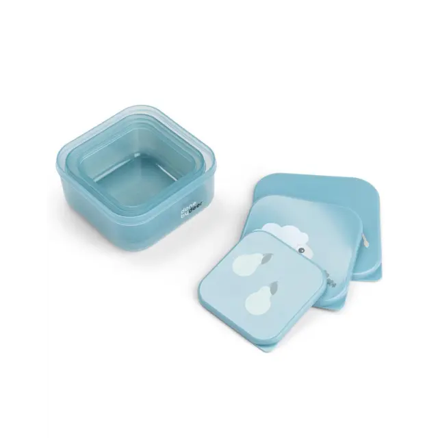 Σετ 3 Τεμαχίων Snack Box Done by Deer Tiny Farm Blue 240ml 370ml 540ml BR79520 2