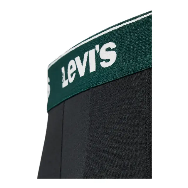 Levi's Ανδρικό Boxer Repeat Logo Brief - Τριπλό Πακέτο, Χρώμα Black-Green Combo 2