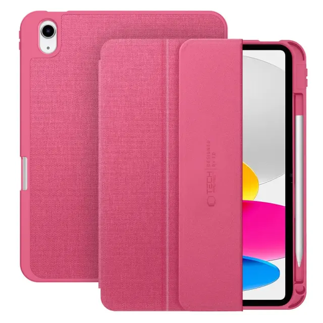 Tech-protect Sc με Βάση για Pen Canvas Ipad 10.9” 10 / 2022 / 11” 11 / 2025 Magenta Bloom