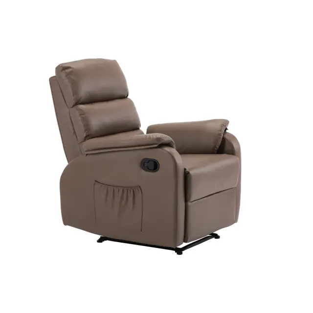 Πολυθρόνα COMFORT RELAX PU Cappuccino 79x97x101cm
