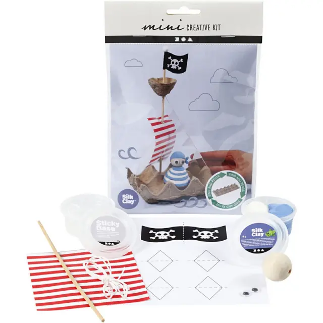 DIY Kit για παιδιά, Πειρατικό καράβι με ανακύκλωση 2