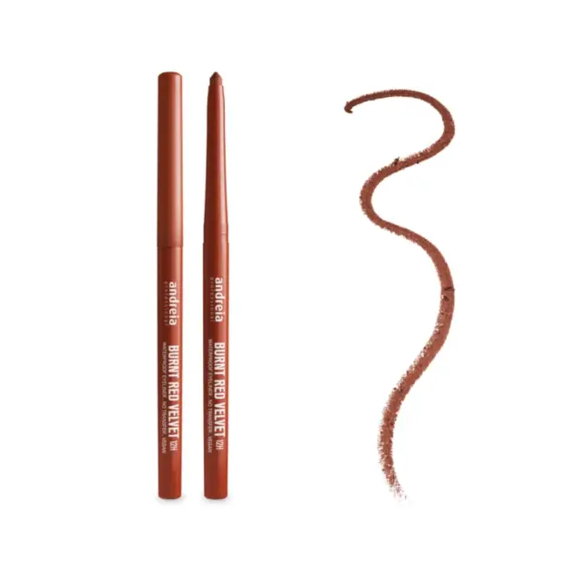 Andreia Velvet Waterproof Eyeliner 12hours Burnt Red Velvet