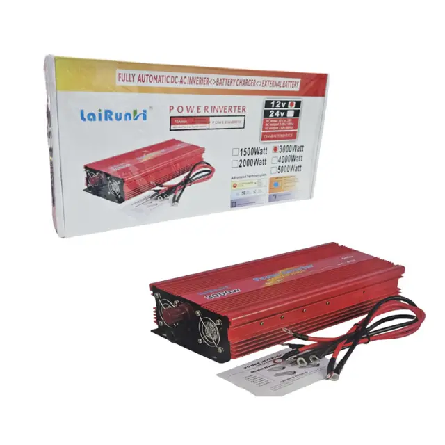 LaiRunH Inverter Αυτοκινήτου 3000W 12V – Power Inverter 0163156