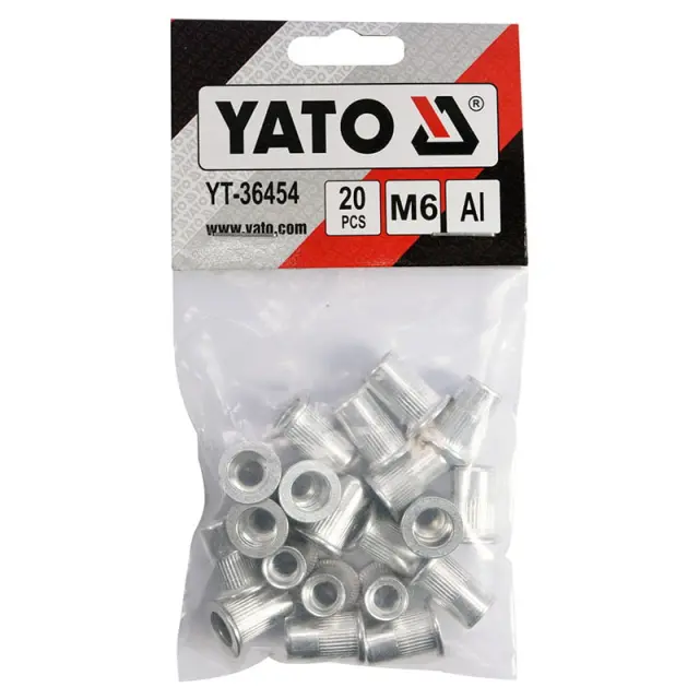 Yato Πριτσίνι Σπειρώματος M6 20τμχ YT-36454 3