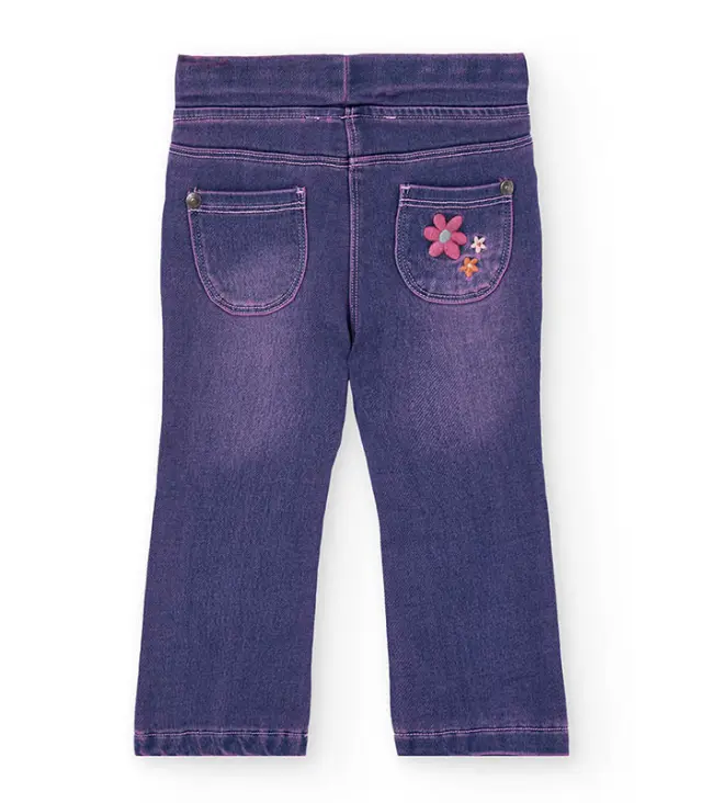 Boboli Παντελόνι τζιν με σχέδιο MEADOWS FLOWERS - 8Y 2