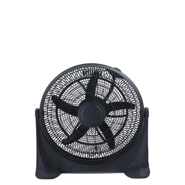 Ανεμιστήρας Box Fan Στρογγυλός Μαύρος Φ.50cm 230v 90w