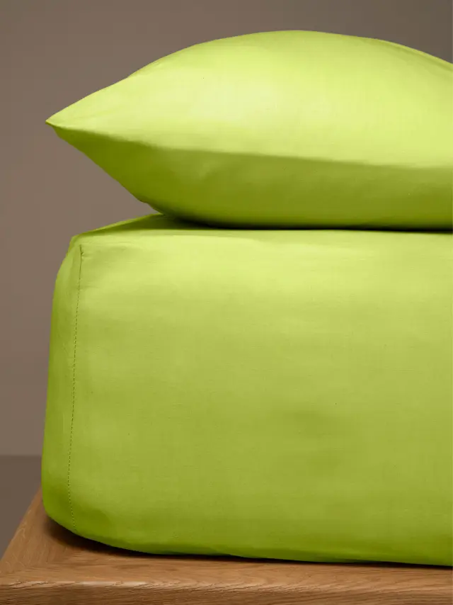 Κατωσέντονο Menta με λάστιχο 14 Green Διπλό (160x200+40) Sunshine