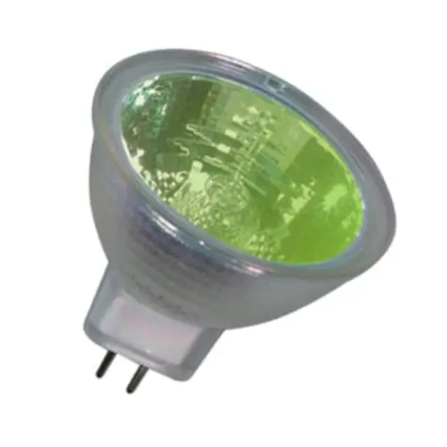 Glou Λάμπα Ιωδίνης Dichroic MR11 20W 12V Gu4 30 Πράσινο Χρώμα