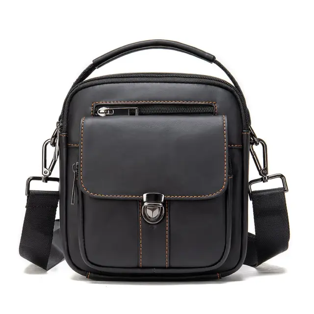 Δερμάτινο τσαντάκι ώμου Cardinal 7438 black - One Size