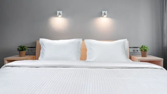 Beauty Home Παπλωματοθήκη ξενοδοχείου king size Ribbon Art Ε1238 230TC Satin Stripe Percal Pennie 70%Cot-30%Pol 270x250 Λευκό