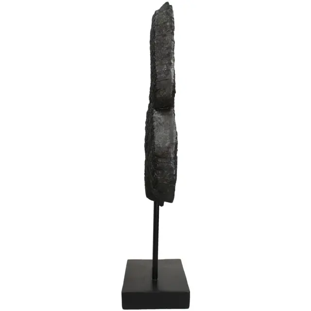 Διακοσμητικό Κορμός Δέντρου Μαύρο Polyresin 42x13x61.5cm 2
