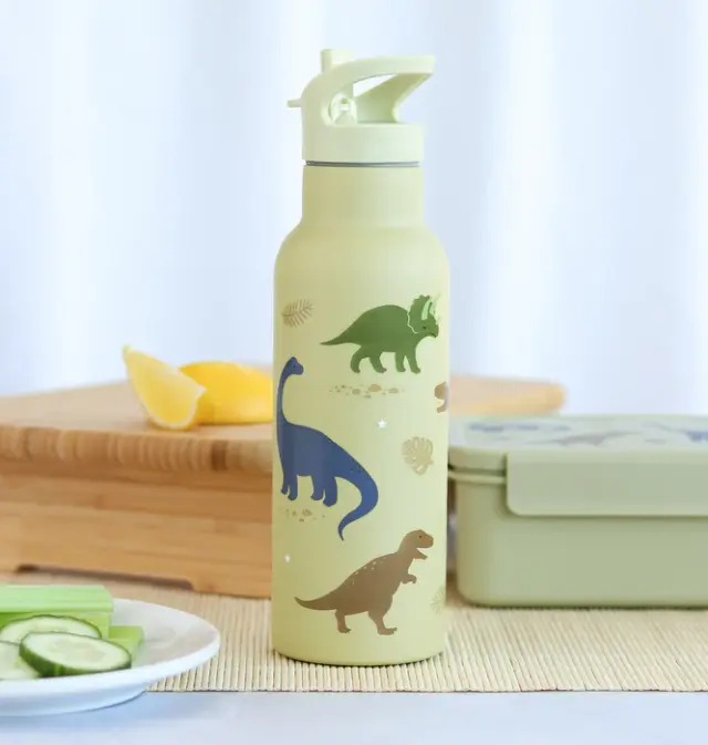 A Little Lovely Company Ανοξείδωτο Παγούρι Θερμός 500ml – Δεινόσαυροι DBSXDI75 2
