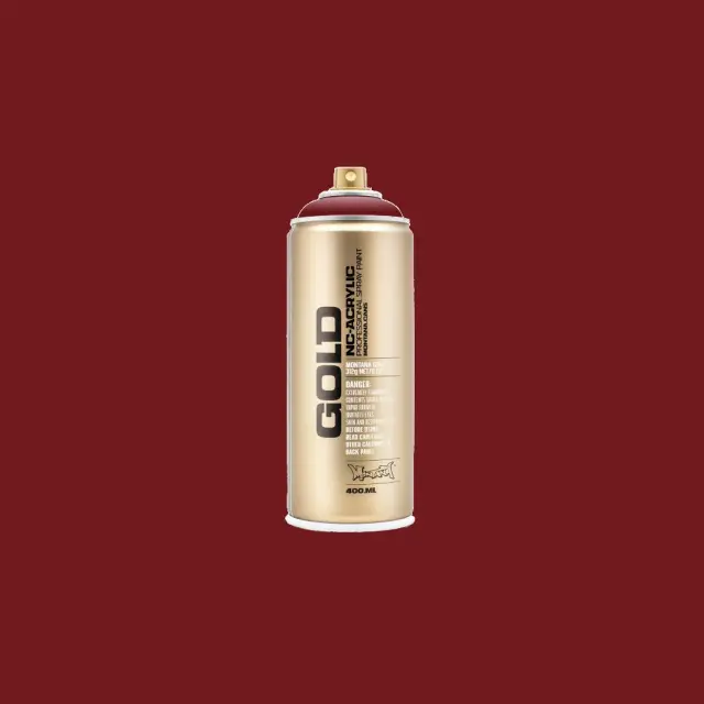 Montana Gold Spray Paint 400ml G3060 Royal Red