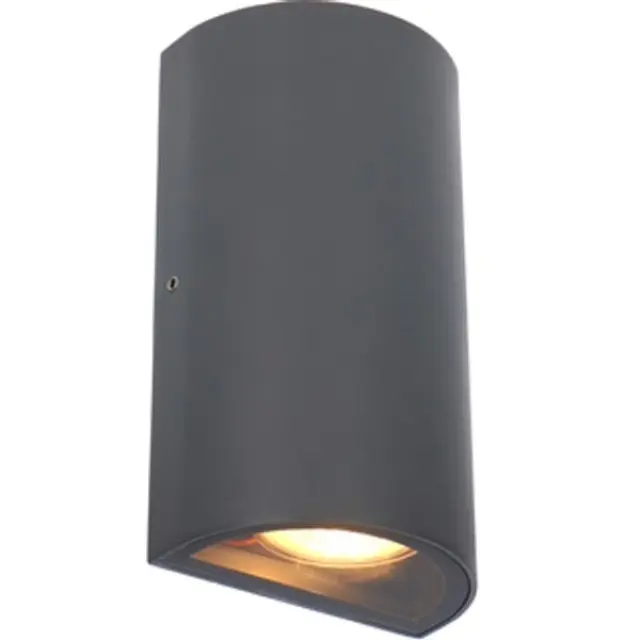Outdoor Light without Light Source - wall light Fresno - 2xGU10 IP54 - Grey