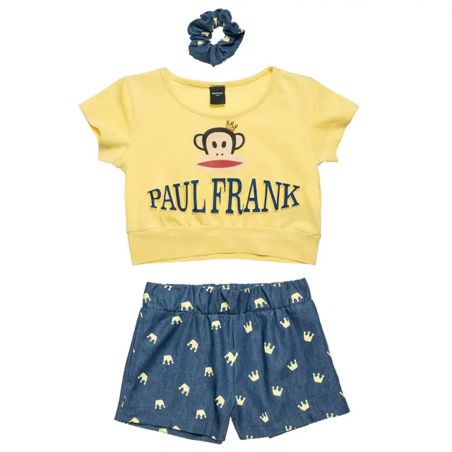 Σετ Paul Frank με ανάγλυφα γράμματα και scrunchie