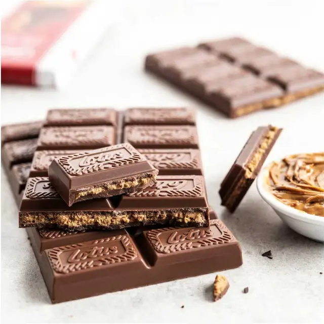 Lotus Biscoff Milk Chocolate with Biscoff Spread 180g 2