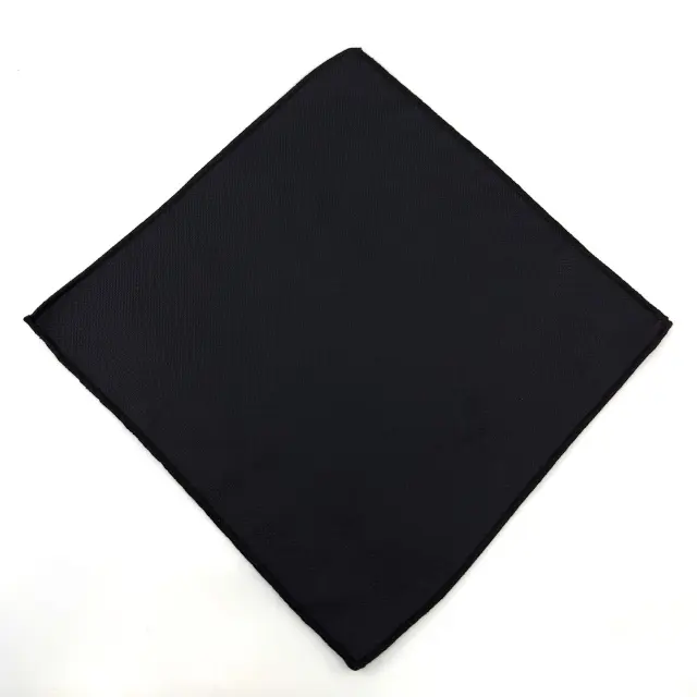 Μαύρο Μαντήλι Τσέπης με Γαζί 26*26cm 2