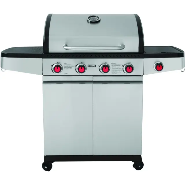 ΨΗΣΤΑΡΙΑ ΥΓΡΑΕΡΙΟΥ INOX BBQ PREMIUM LINE - 4 ΕΣΤΙΕΣ ΚΑΙ 1 ΠΛΑΪΝΟ ΜΑΤΙ 661317
