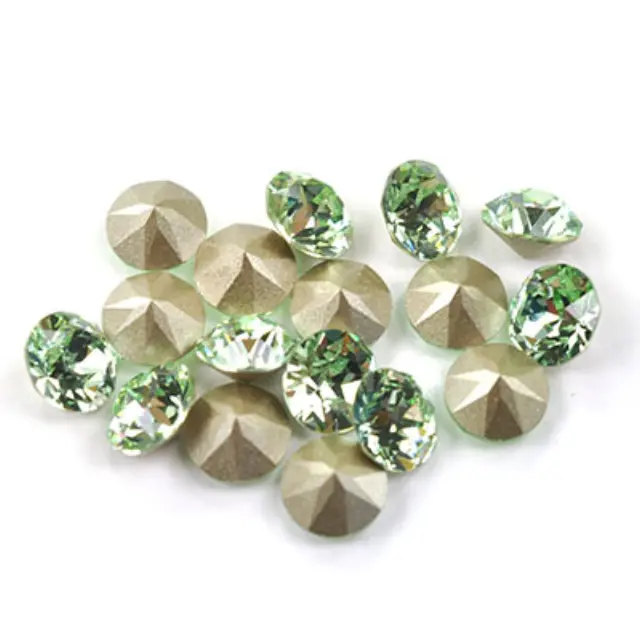 Swarovski 1088 Xirius Chaton Chrysolite PP24 Ø3.1x1.7mm ~72τεμ