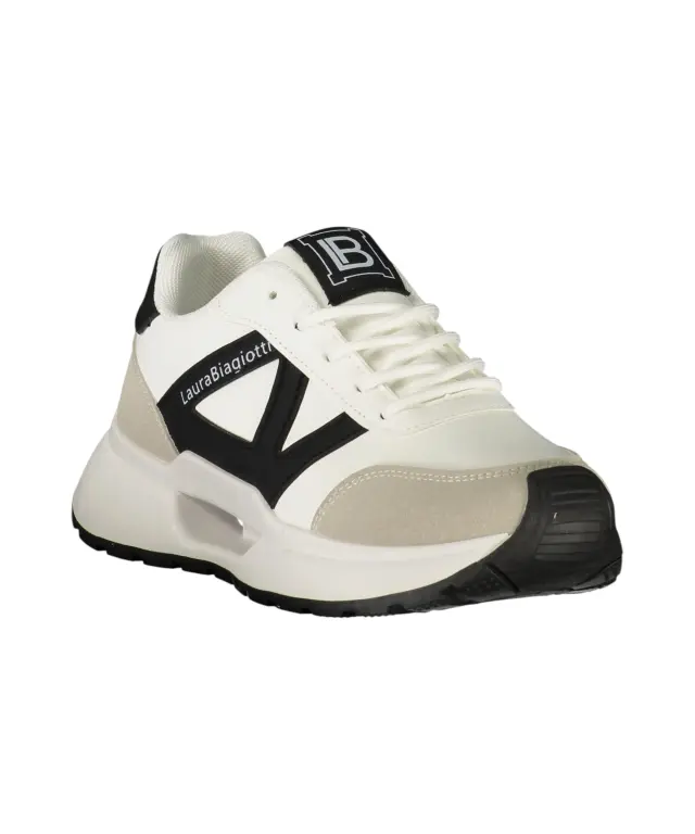 Laura Biagiotti – Γυναικεία Sneakers 9837-BLACK Λευκό 2