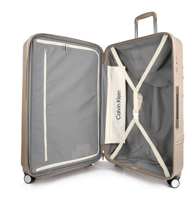 Βαλίτσα σκληρή Μεγάλη CALVIN KLEIN New Light LH818NL4 Μπεζ 2