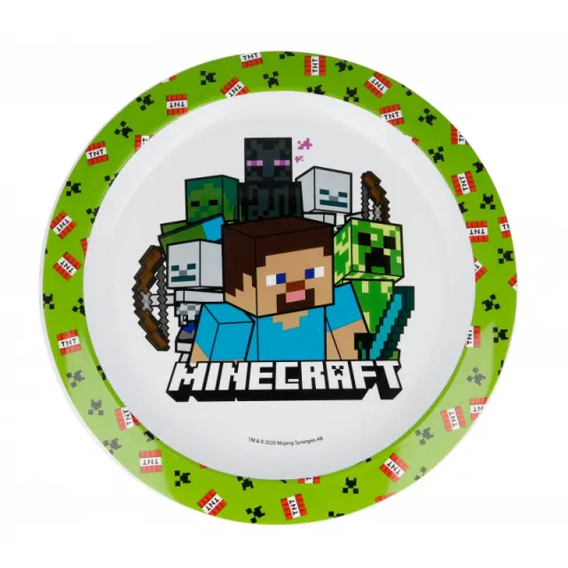 Πιάτο πλαστικό KIDS MICRO PLATE MINECRAFT 40447