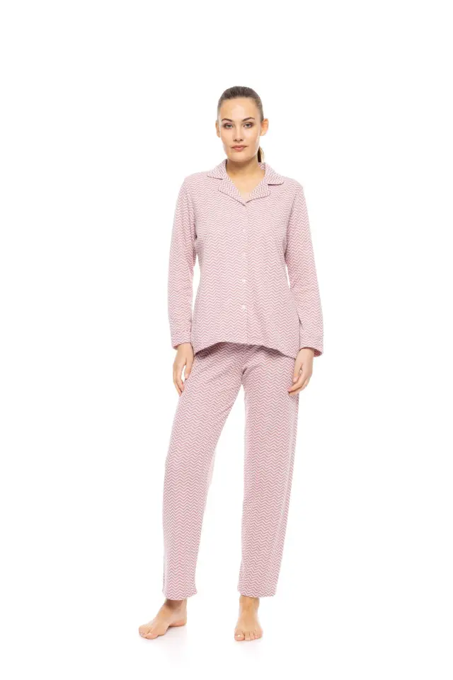 W1781 - Type - PYJAMA BUTTONED JACQUARD ZIC ZAC - S