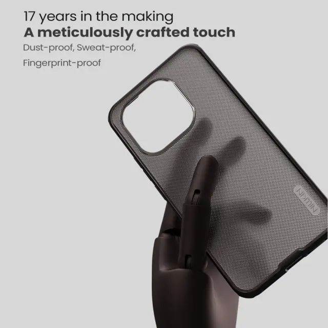 Nillkin Super Frosted PRO Back Cover for Xiaomi 15T Transparent Black 3
