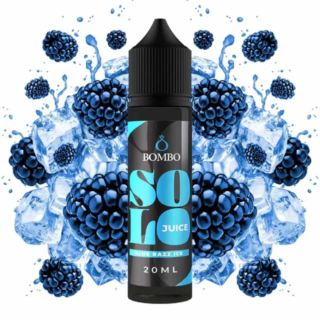 Bombo Solo Juice Blue Razz Ice 15ml/60ml
