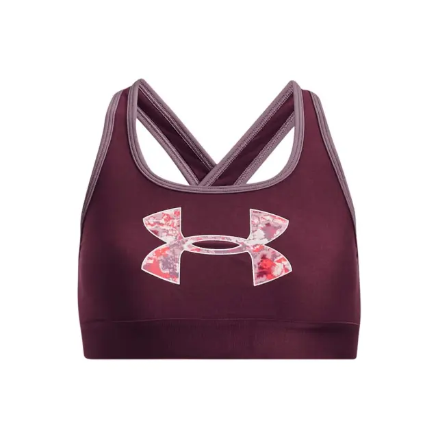 Under Armour Girl's Crossback Graphic Print Bra Μπορντό 1373867-601 (Under Armour) - XLarge