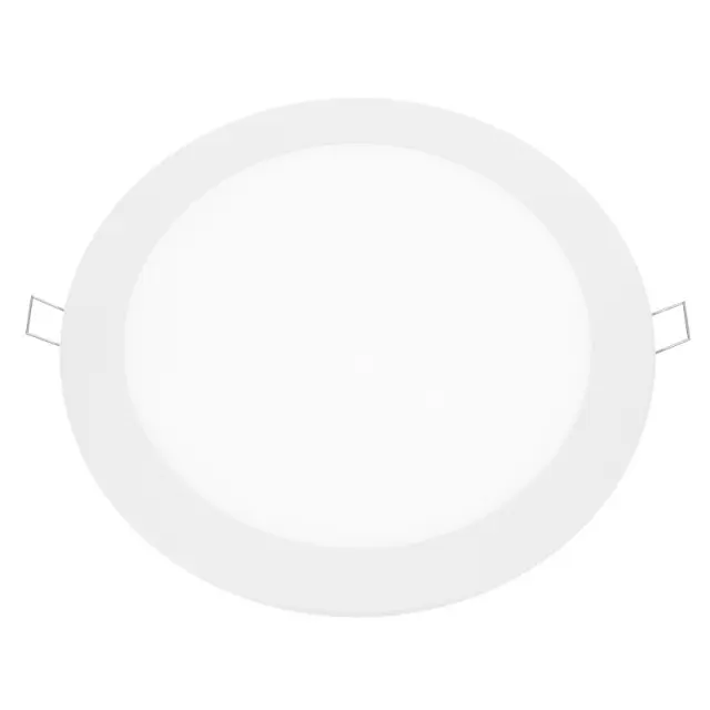 LED ΠΑΝΕΛ ΧΩΝΕΥΤΟ 230V AC 18W 3000K 1700LM Ra80 Φ220mm ΛΕΥΚΟ ΣΤΡΟΓΓΥΛΟ / PENU1830RW