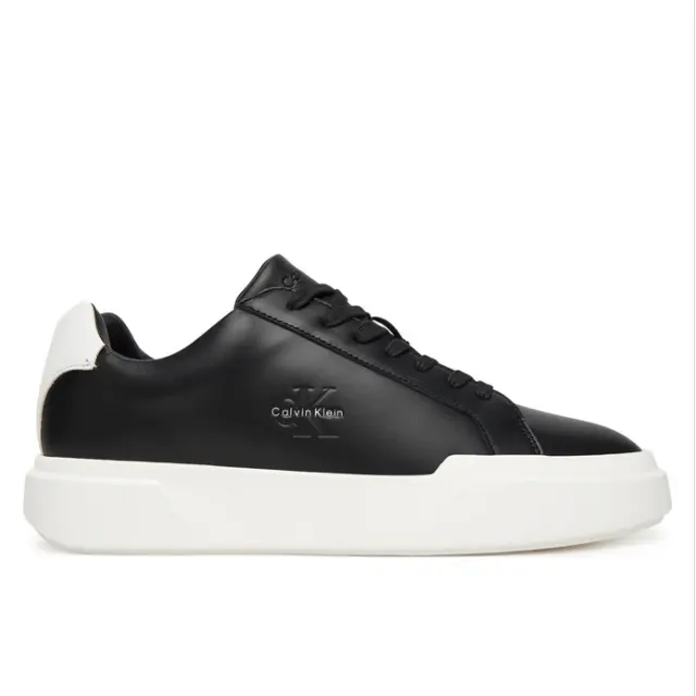 Ανδρικά Δερμάτινα Sneakers Calvin Klein YM0YM01344-0GM Μαύρα Μαύρο - 41