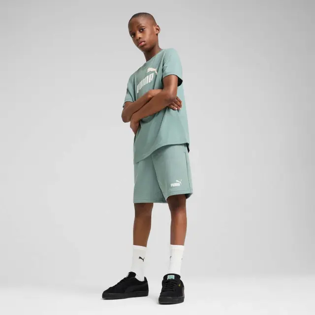 Puma Boy's Essentials 1 Color No1 Logo Tee Πράσινο 685778-30 (Puma) 3