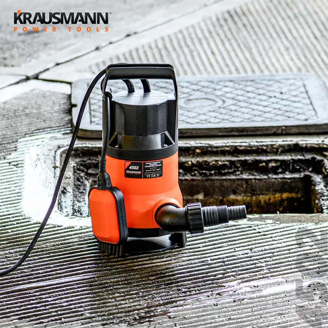 KRAUSMANN ΥΠΟΒΡΥΧΙΑ ΑΝΤΛΙΑ ΑΚΑΘΑΡΤΩΝ ΥΔΑΤΩΝ 750W 3