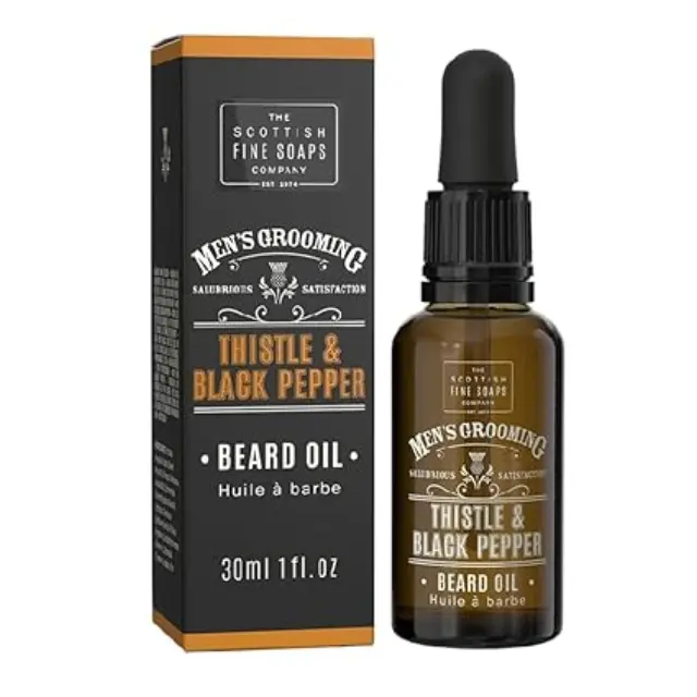 The Scottish Fine Soaps Men s Grooming THISTLE & BLACK PEPPER Beard Oil Λαδάκι για γένια